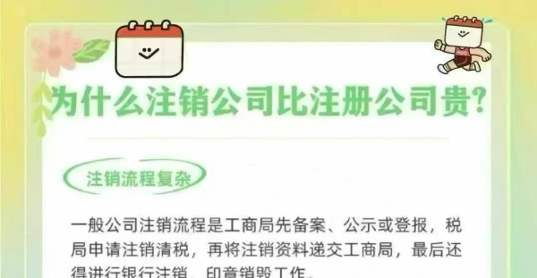 🤔为什么注销公司比注册公司贵?